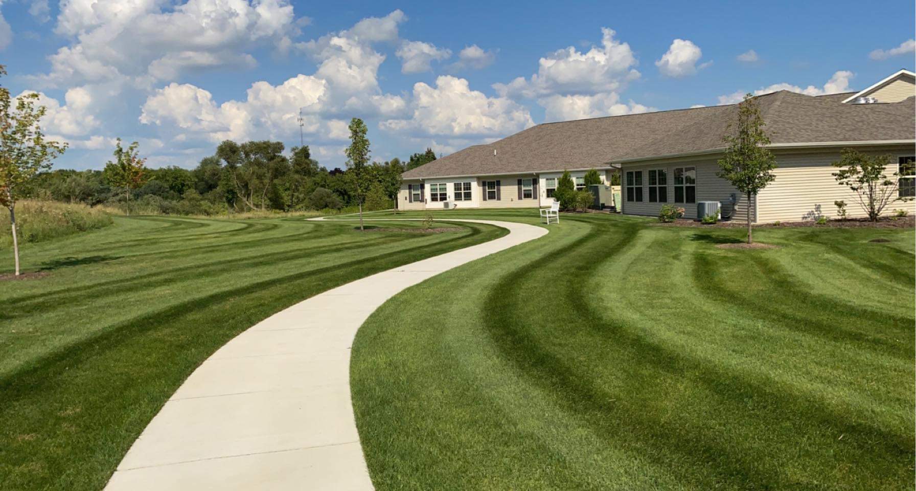 fresh cut grass in west michigan